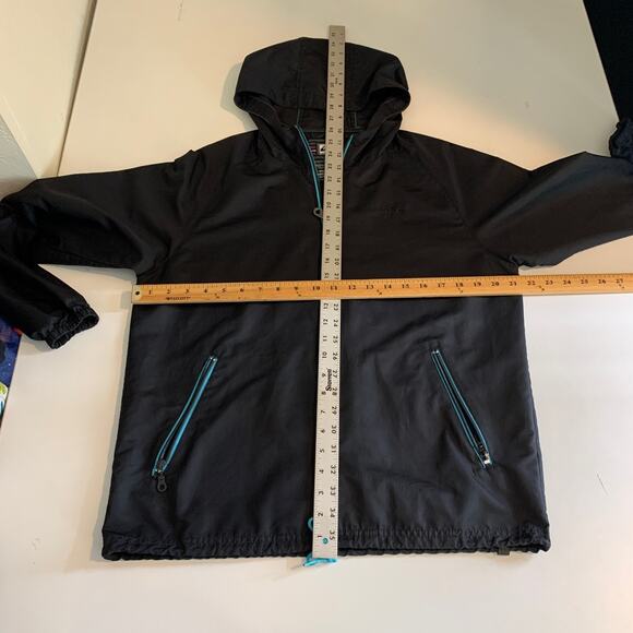 Quiksilver Jacket Womens S Small Black Full Zip Hooded Performance Lightweight - Picture 7 of 12